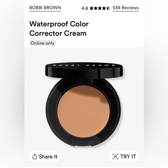 NIB Bobbi Brown waterproof Color Corrector Cream - light to medium peach - Picture 1 of 6